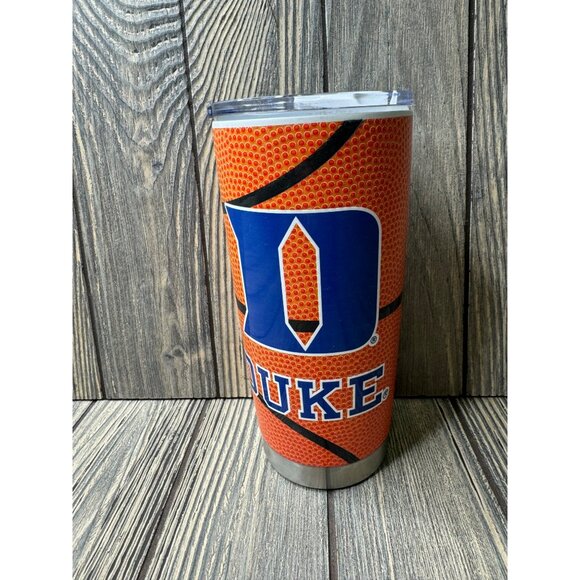 Duke Blue Devils Insulated Tumbler With Lid 20 oz Stainless Steel Basketball Des - Picture 2 of 4